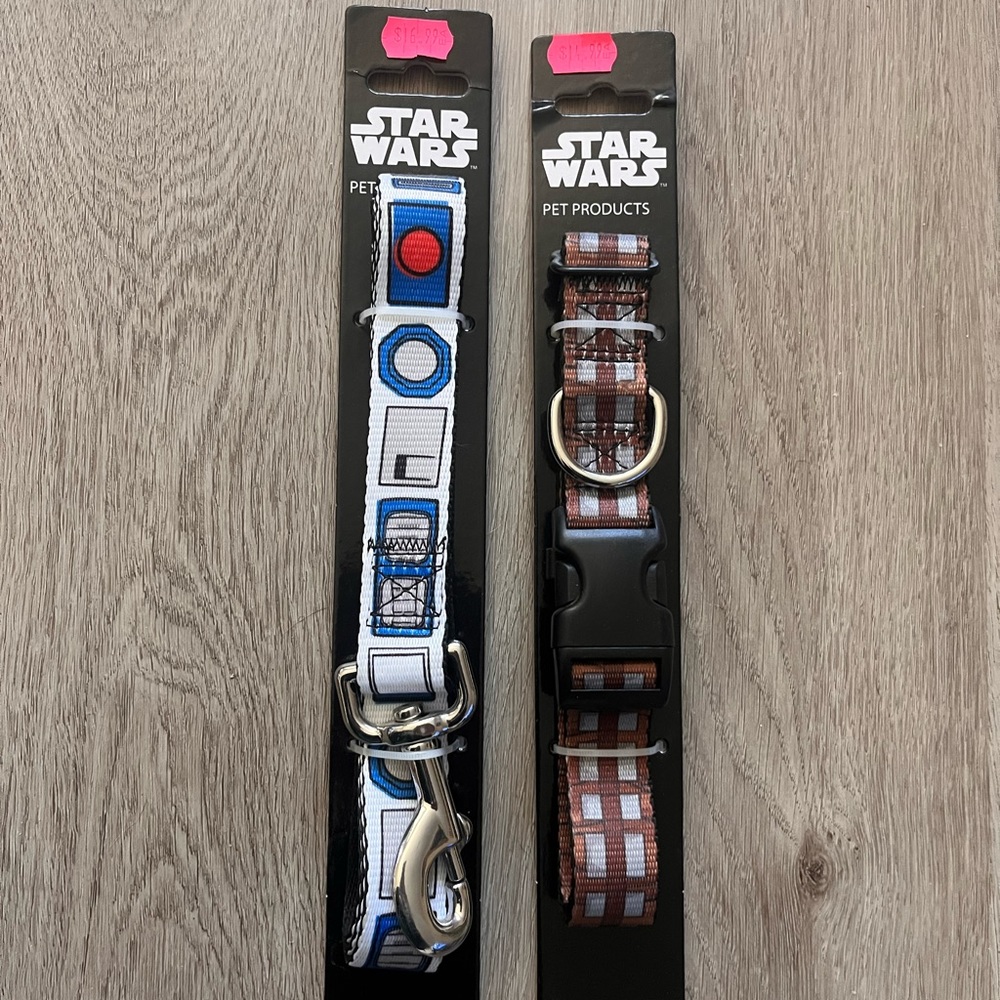 Star Wars Large collar, 4ft long leash